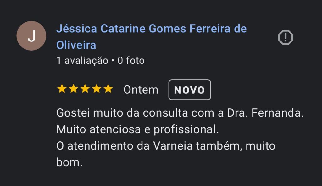 Comentários sobre a Dra Fernanda Beatriz 